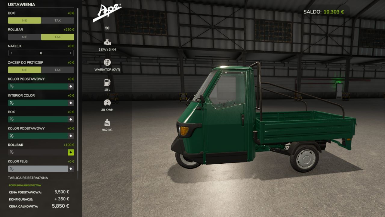 Piaggio Ape 50 Van/Cross