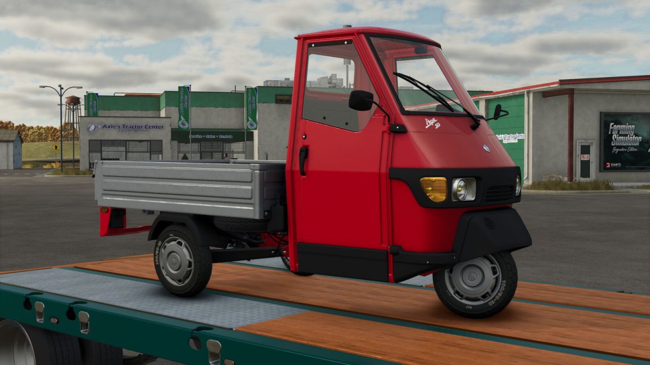Opony Piaggio Ape z literami (Prefab)