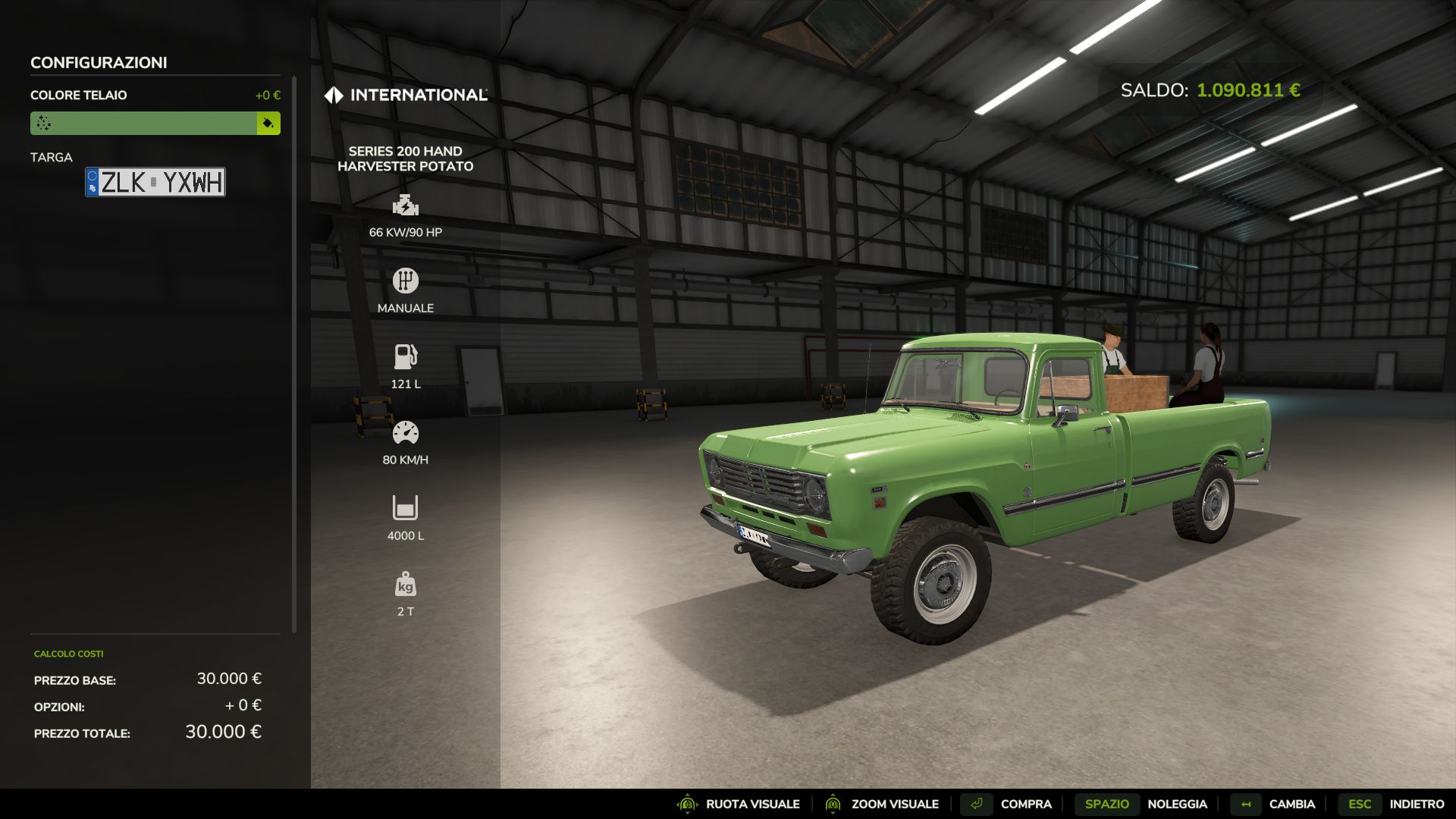 Pickup Hand Harvester