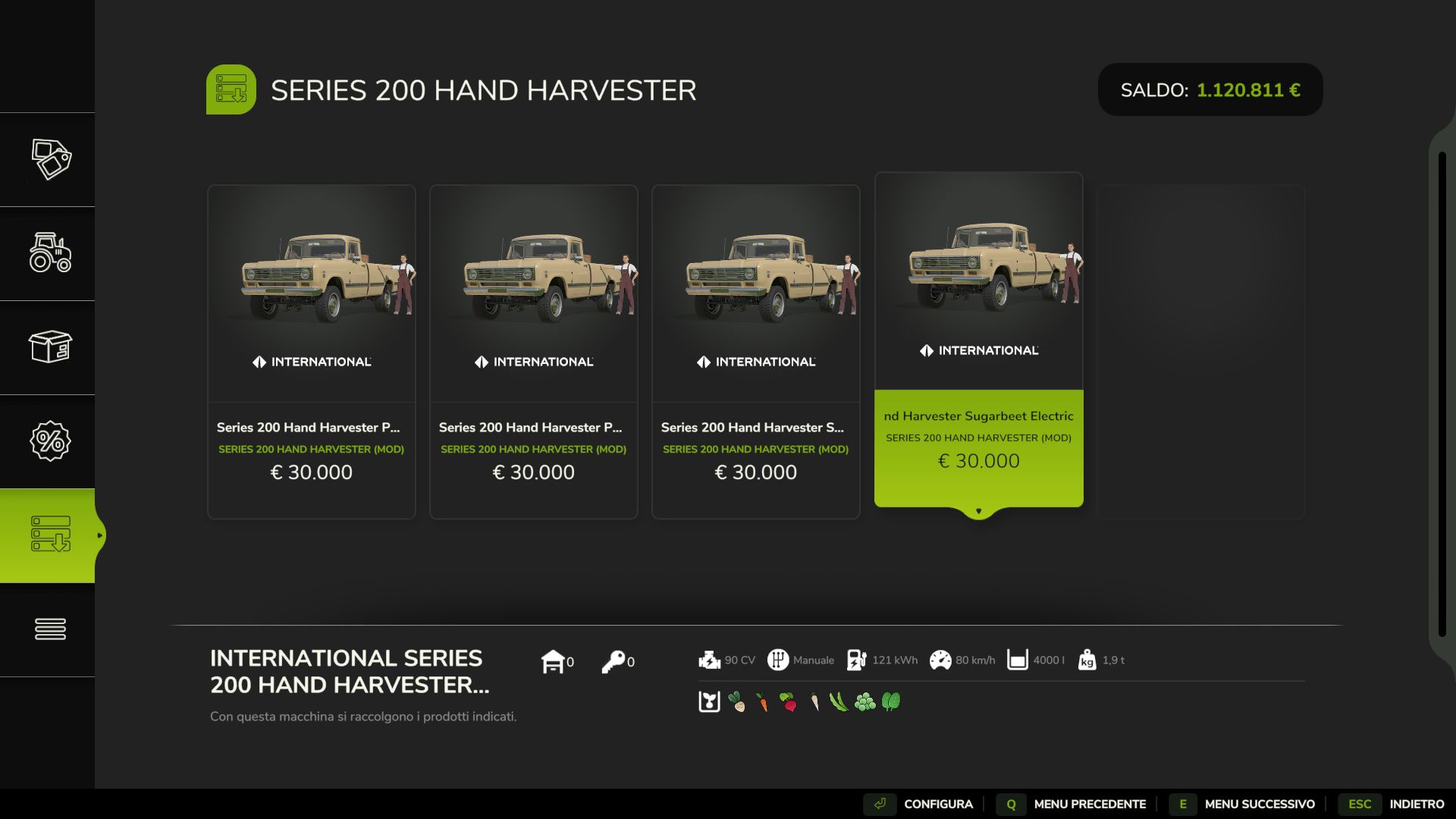 Pickup Hand Harvester