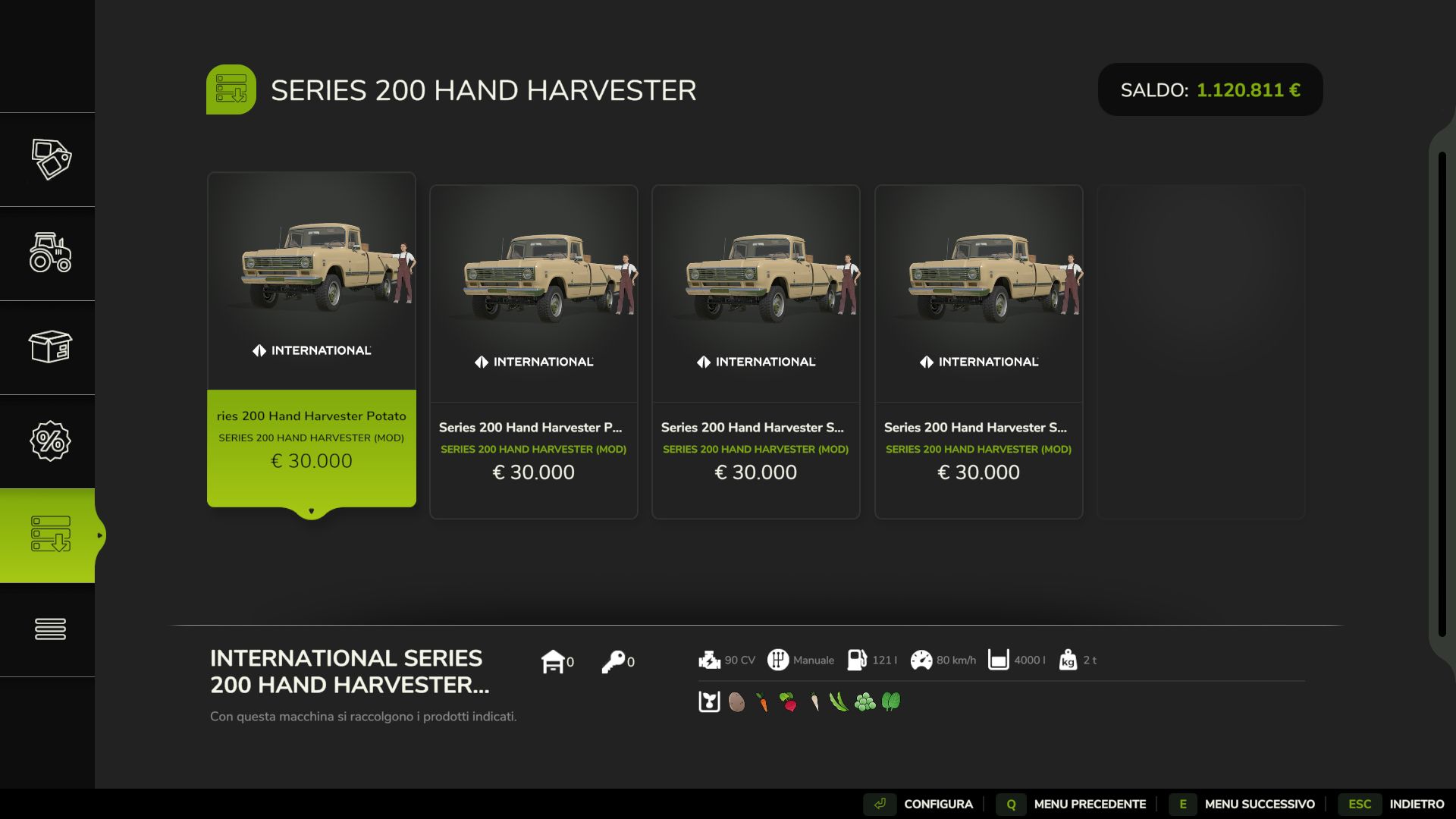 Pickup Hand Harvester
