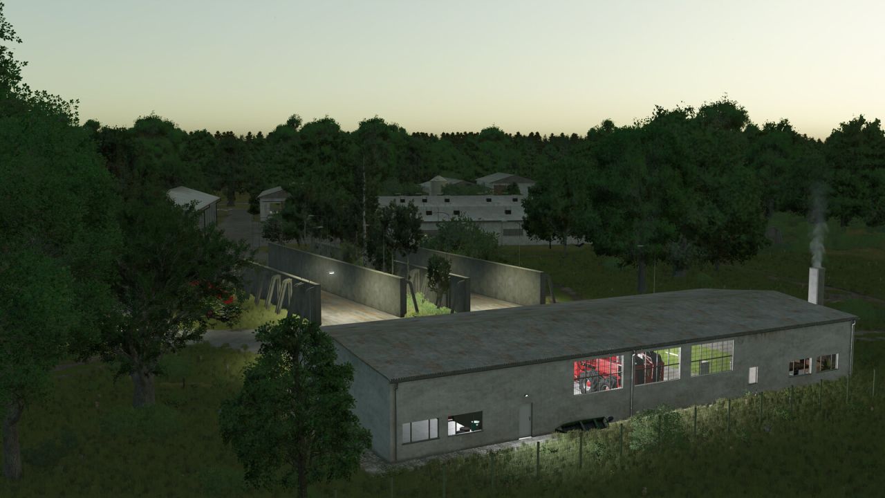 Paquete de edificios para granja porcina