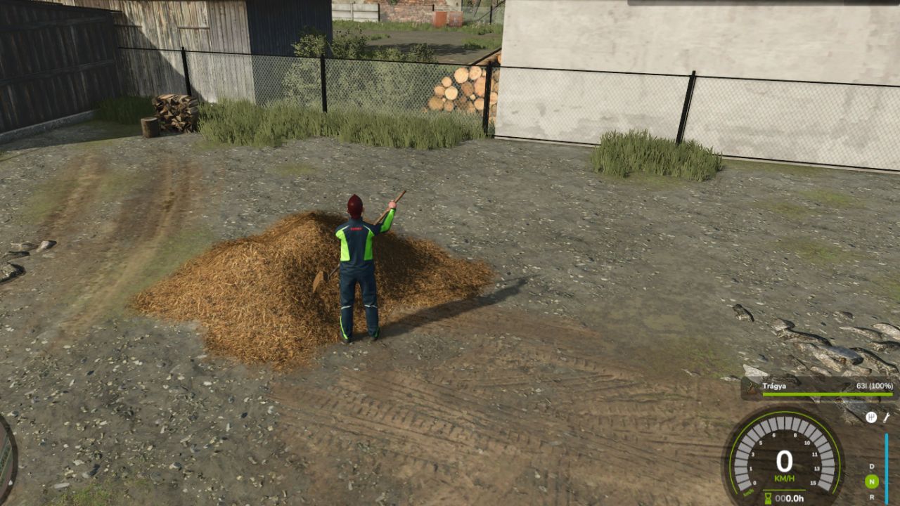 Modalità caricatore di forconi e pala