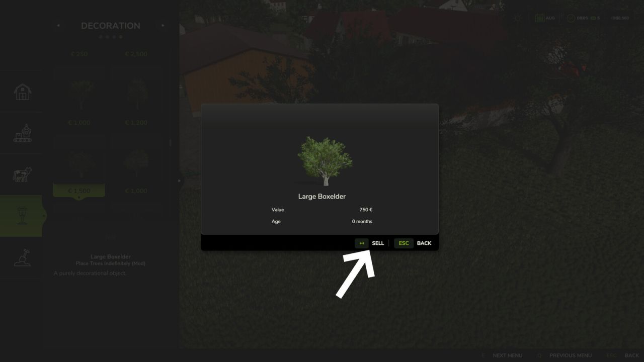 Coloque los decotrees indefinidamente