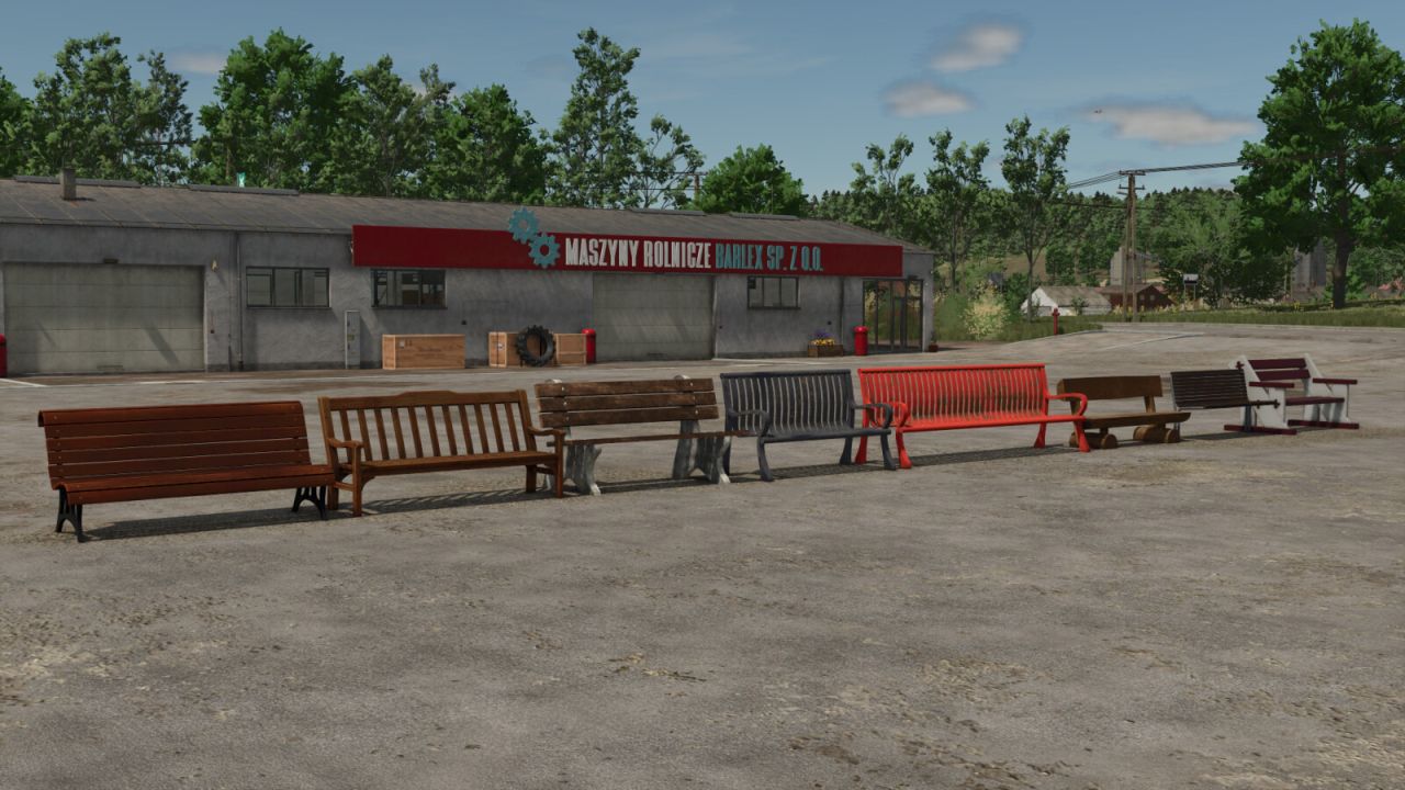 Пакет «Размещаемые скамейки»