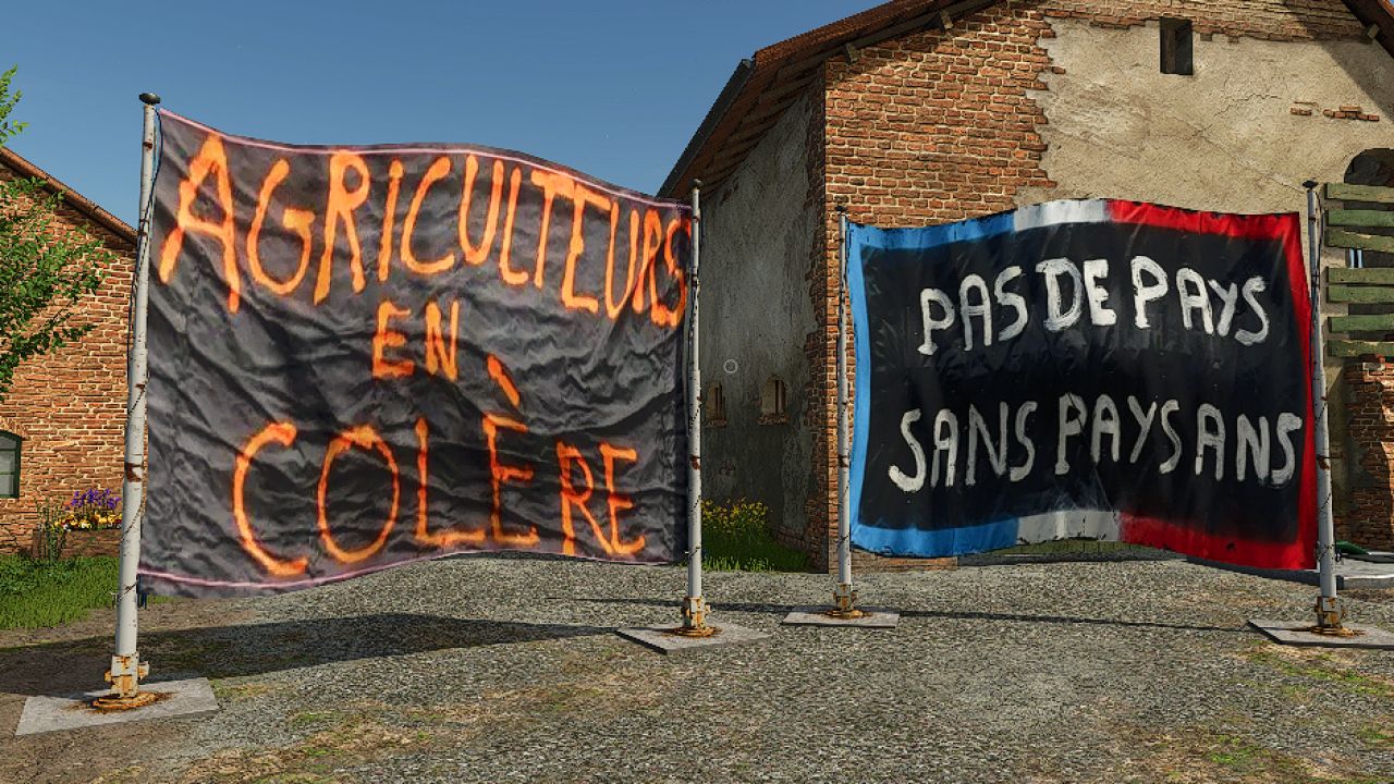Platzierbare Flagge Nr. 1 Landwirtschaftsereignis