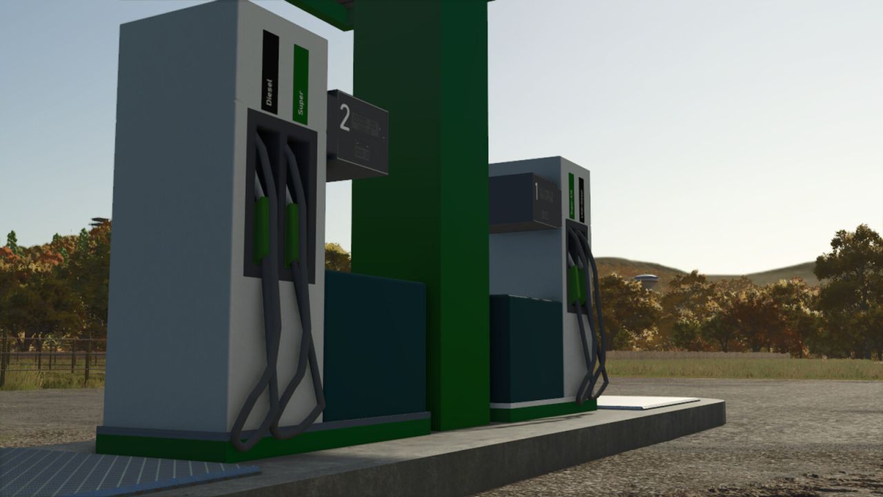 Platzierbare Tankstelle
