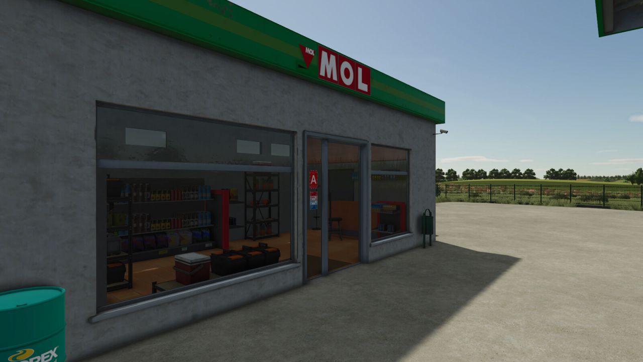 Platzierbare Tankstelle