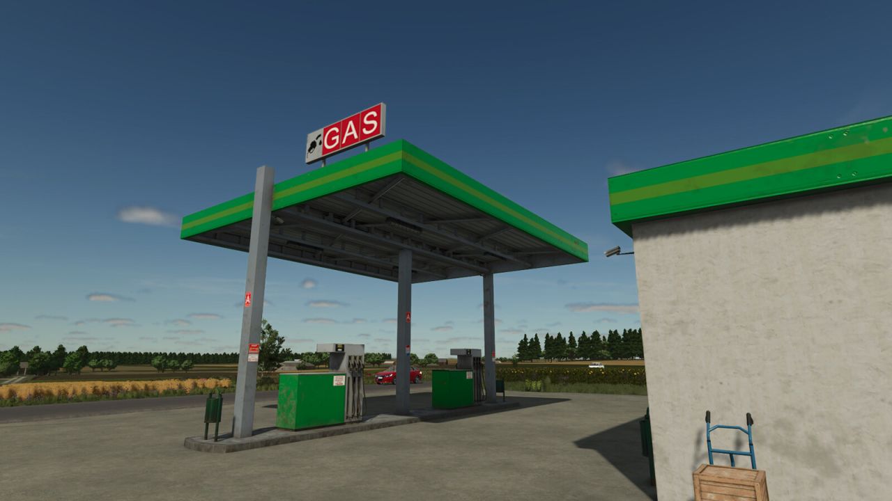 Platzierbare Tankstelle