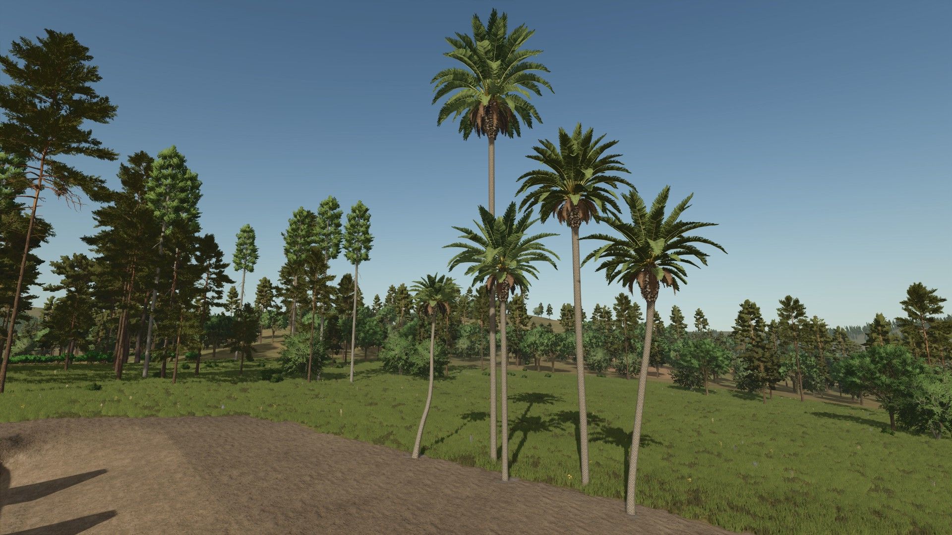 Platzierbare Palme