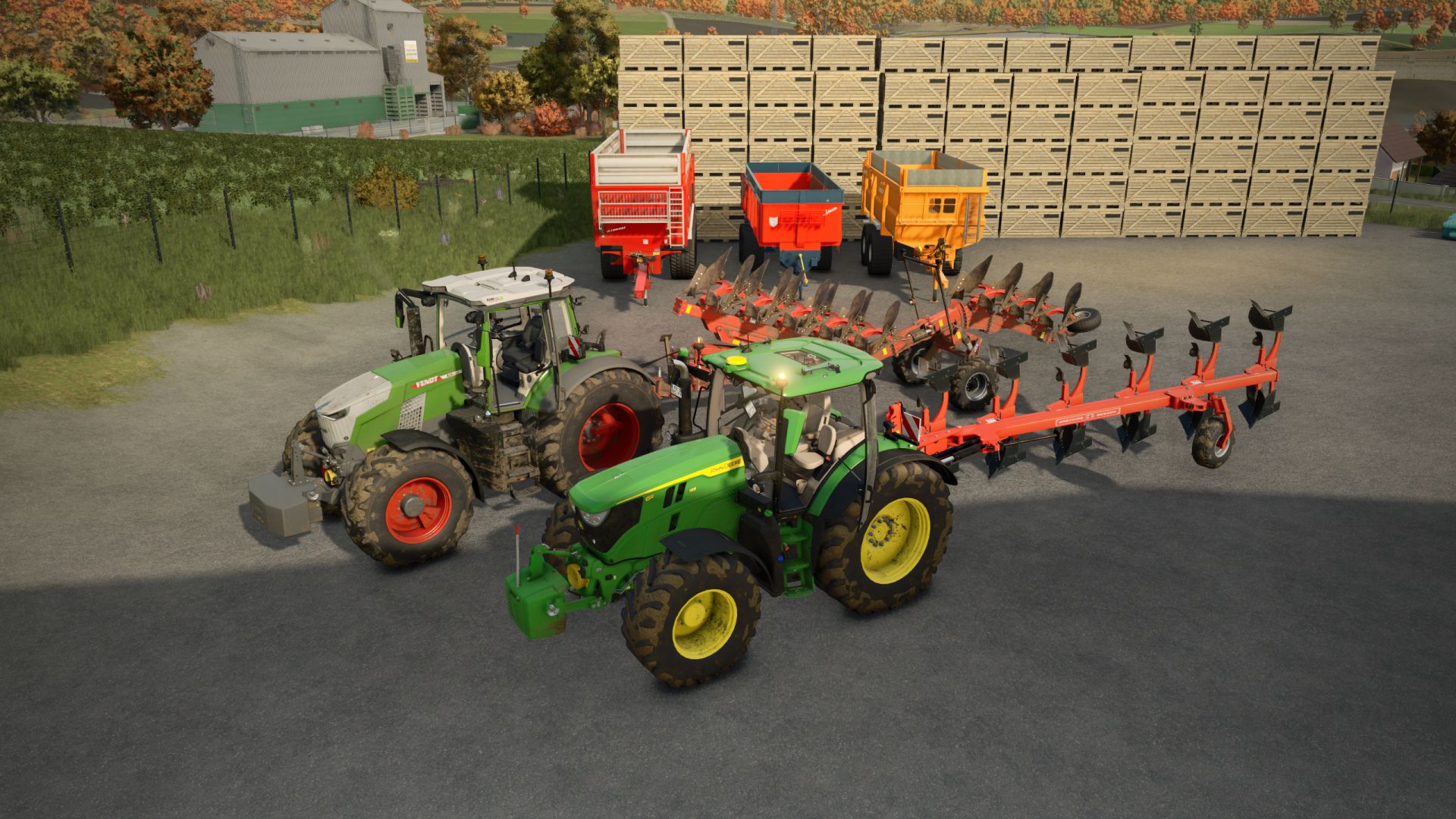 Placeable Palox wooden pallet box