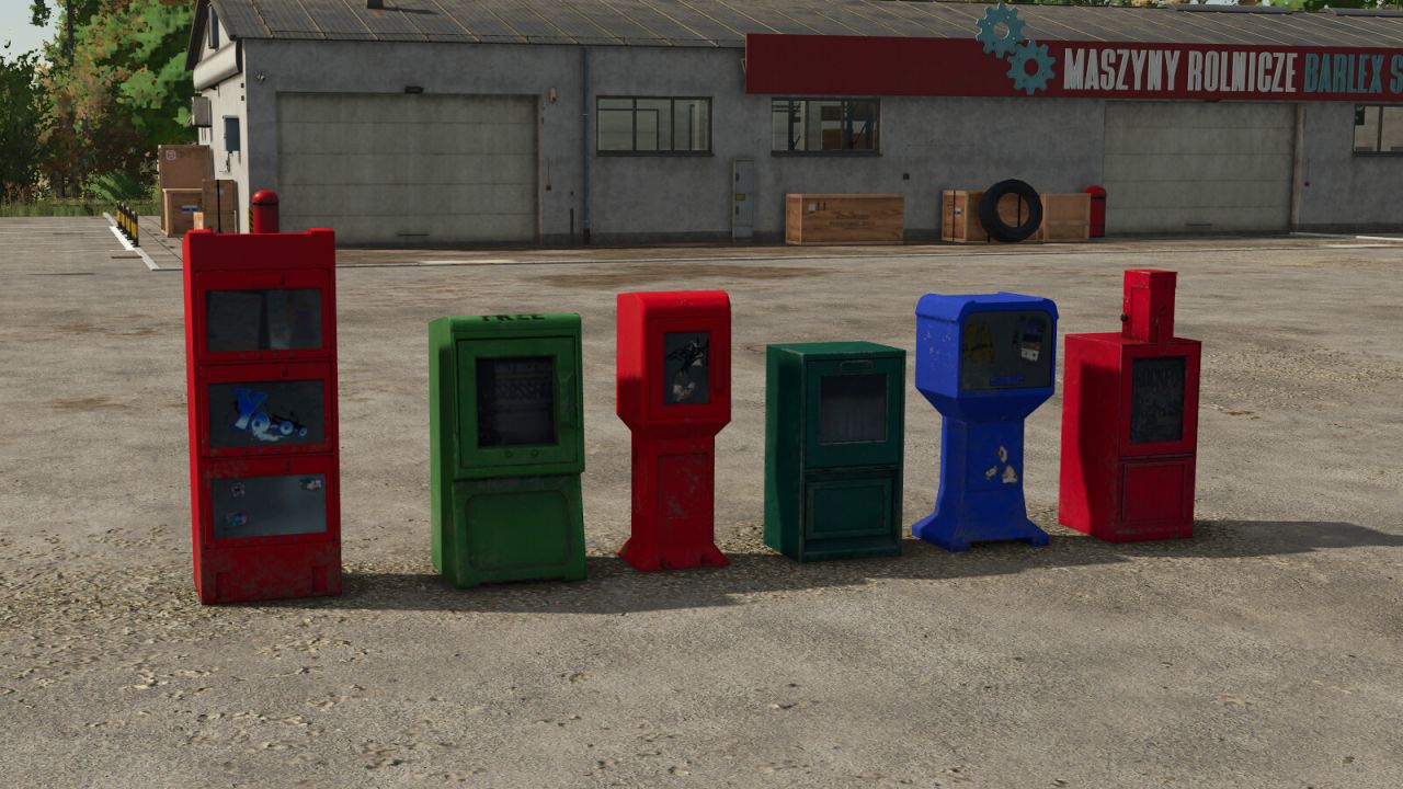 Umieszczony pakiet pocztowy