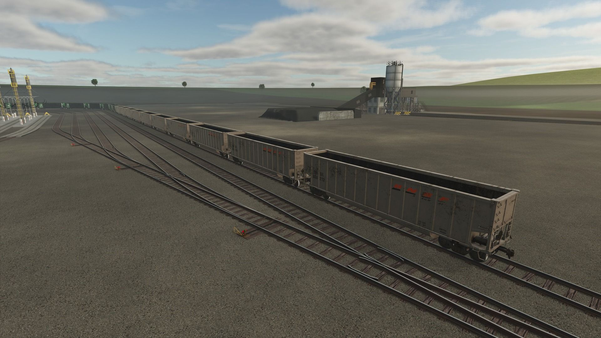 Placeable railway tracks