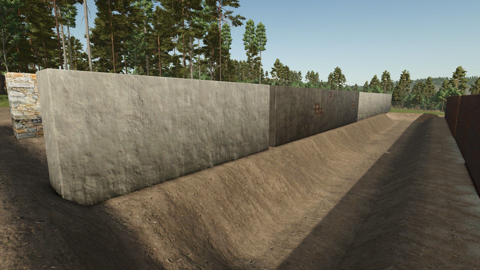 Placeable walls pack