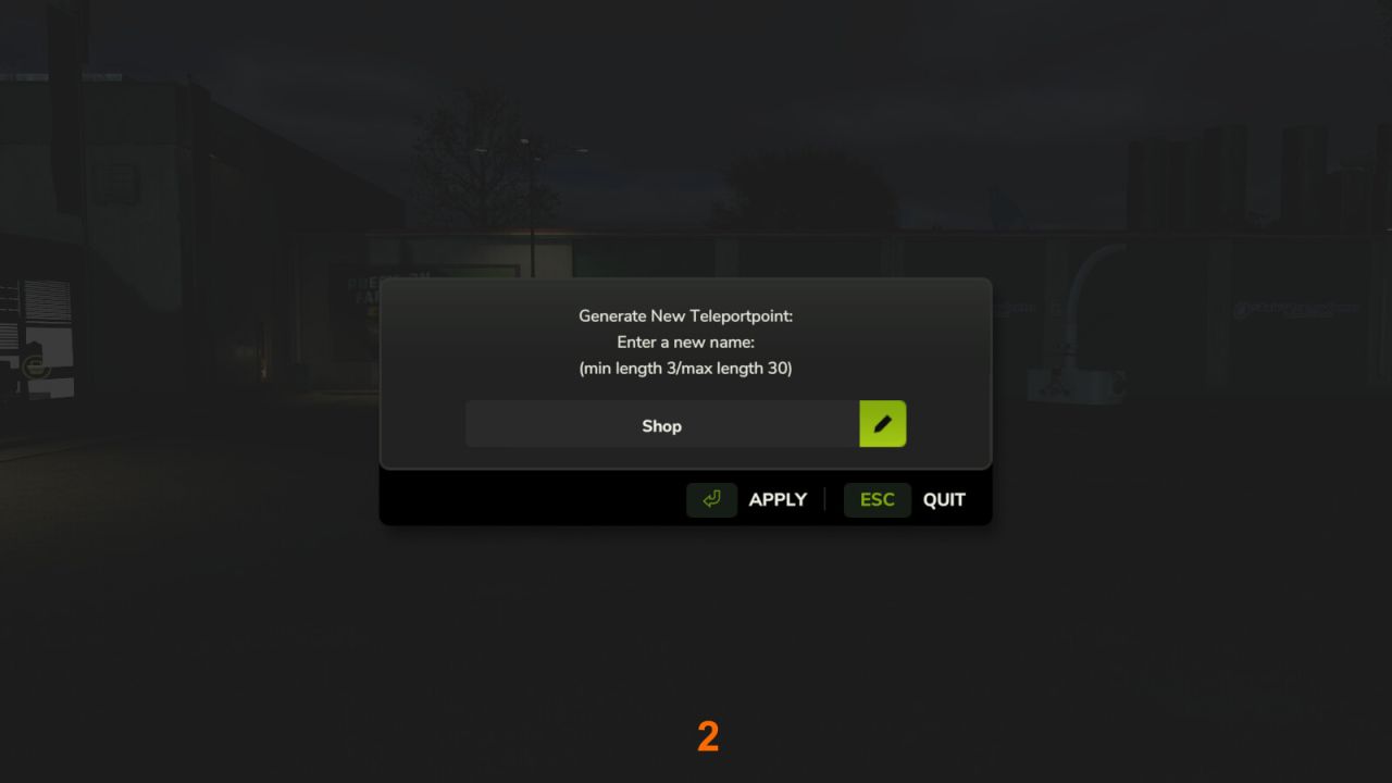 PlayerTeleport Display