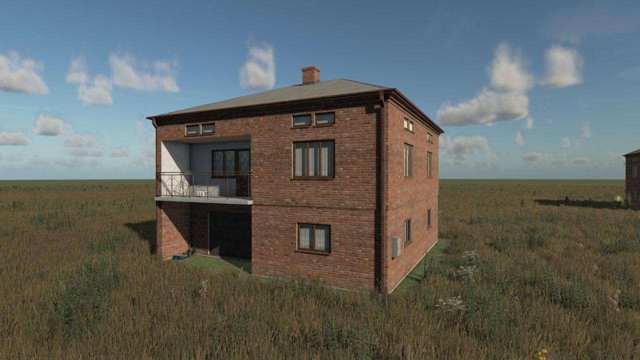 Casa de granja polaca de los 80