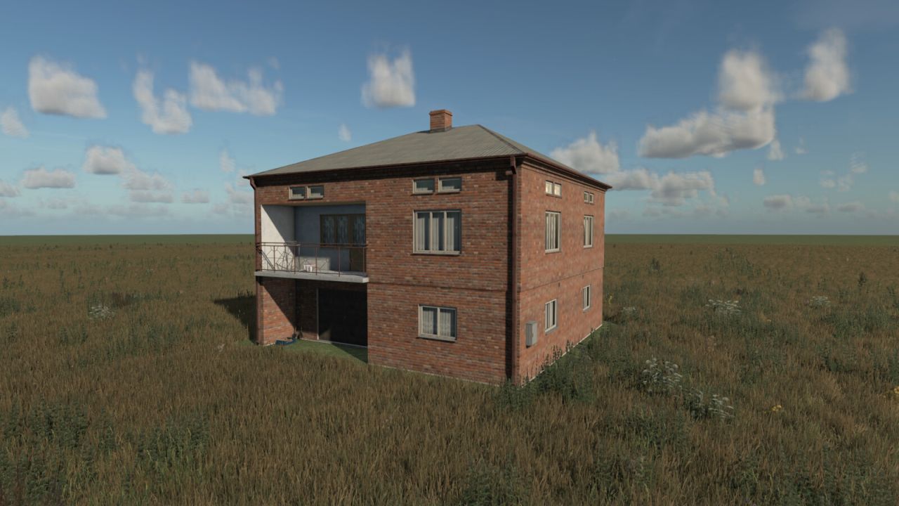 Casa de granja polaca de los 80