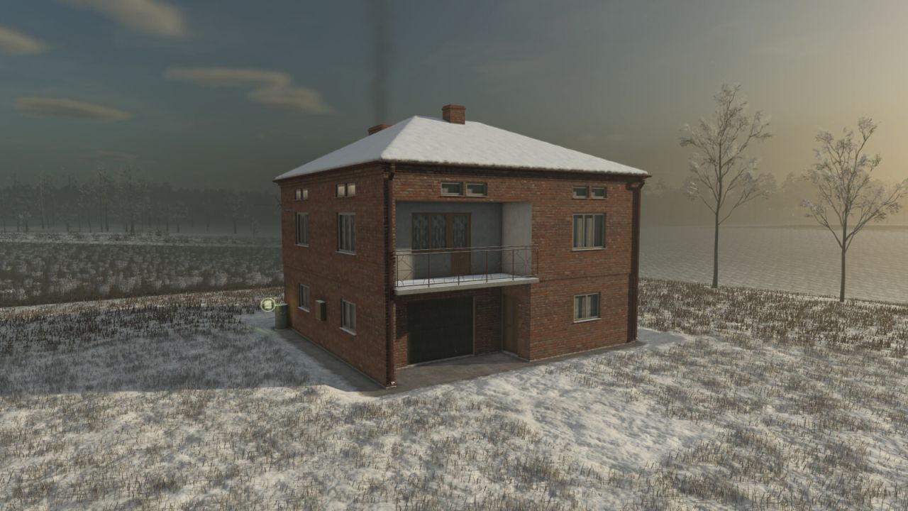 Casa de granja polaca de los 80