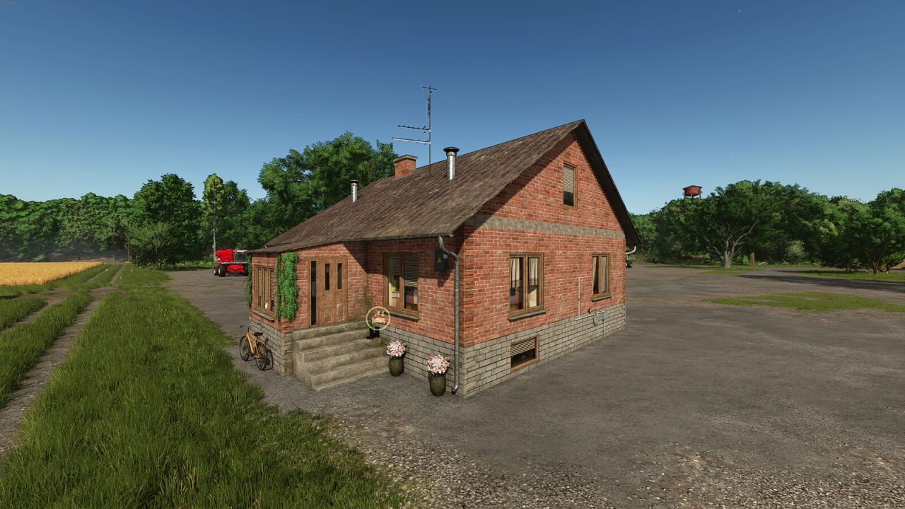 Poolse bakstenen huis