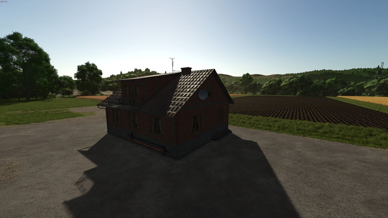Poolse bakstenen huis