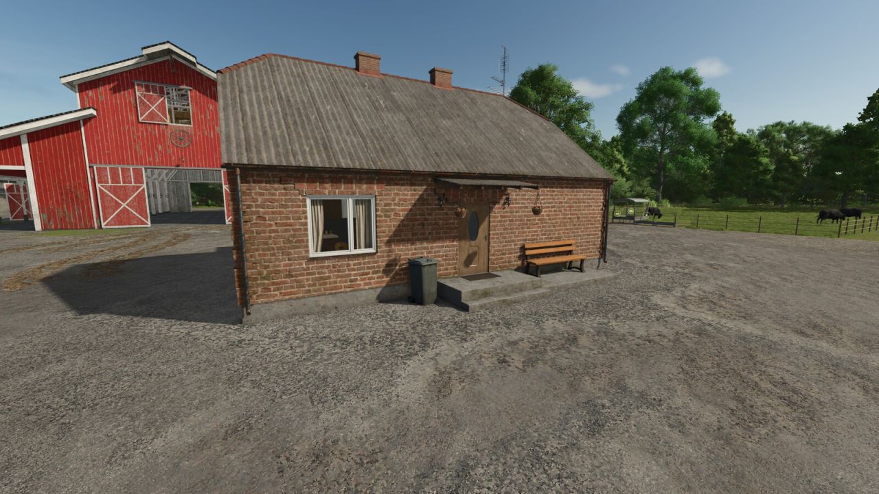 Casa de tijolos poloneses