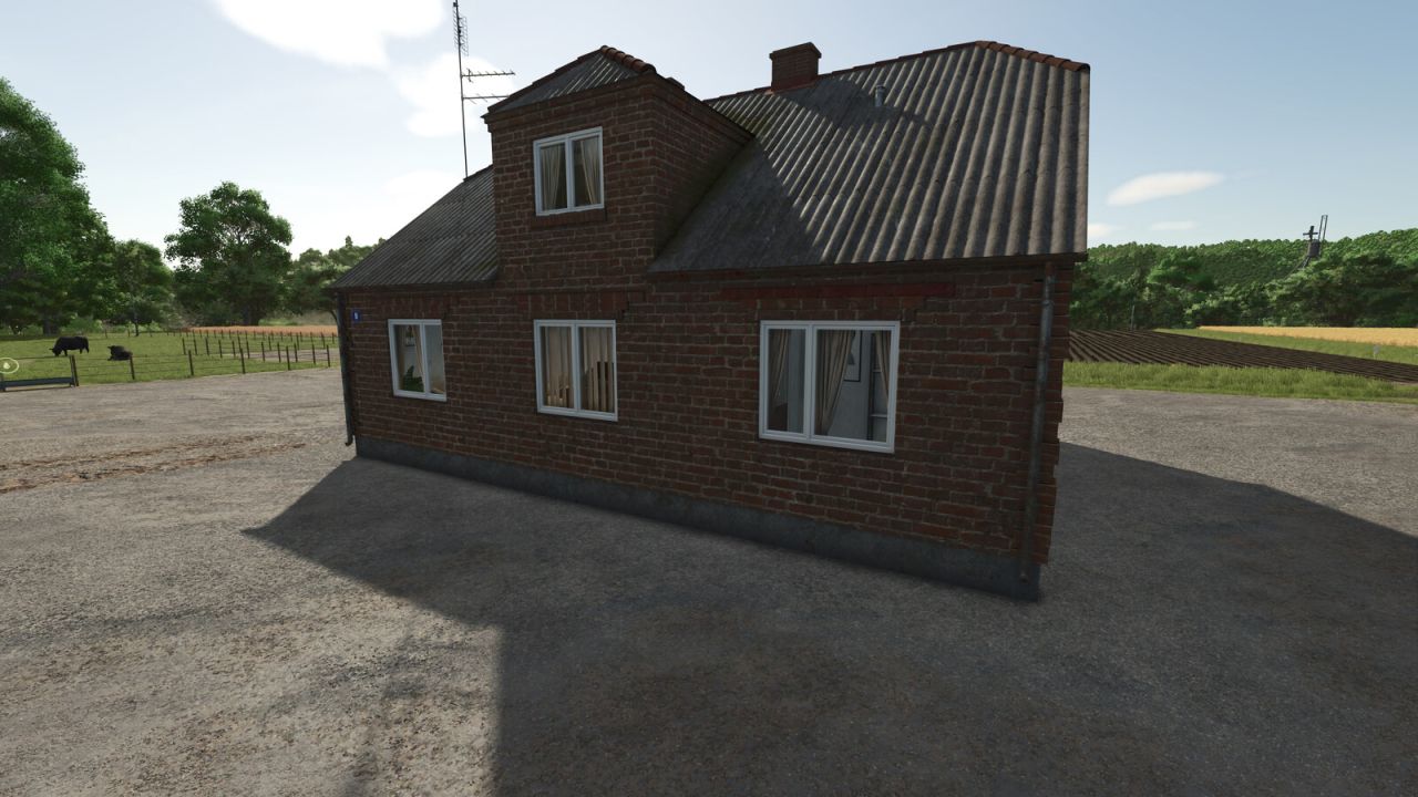Casa de tijolos poloneses
