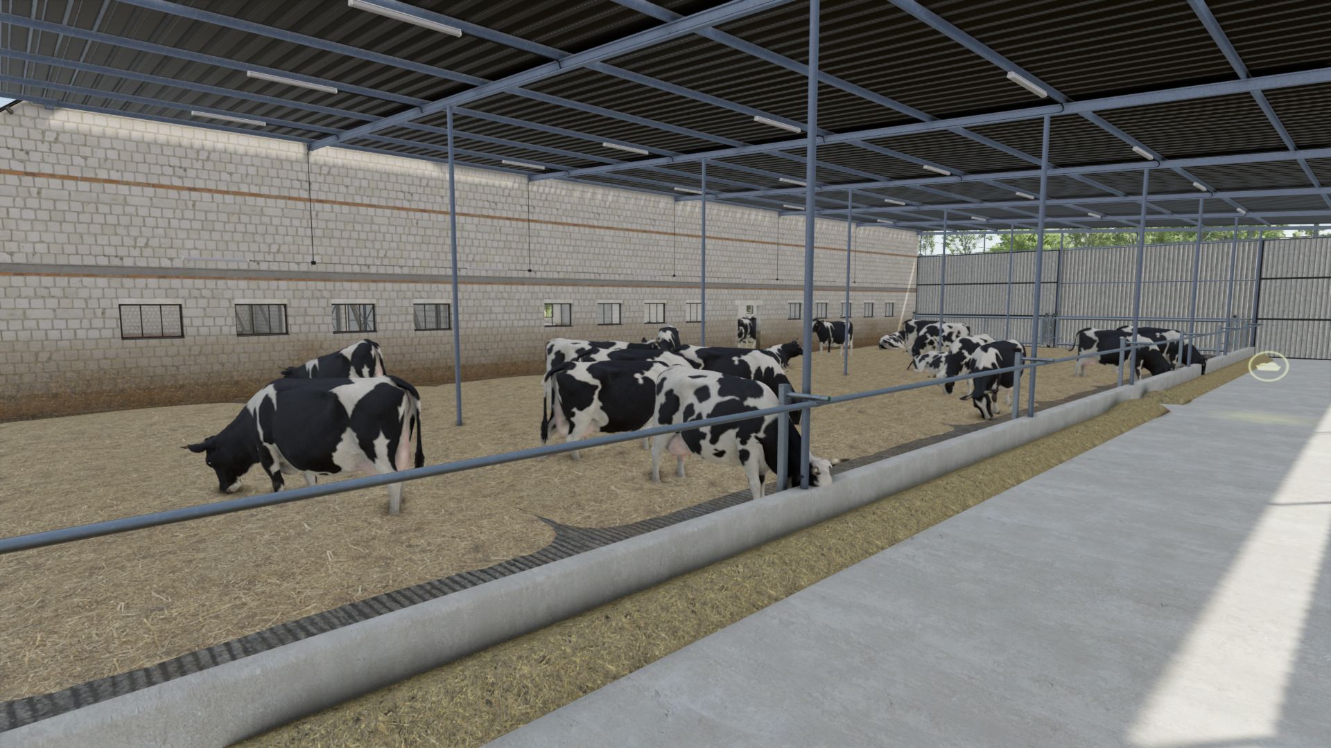 Polish Building With Cows