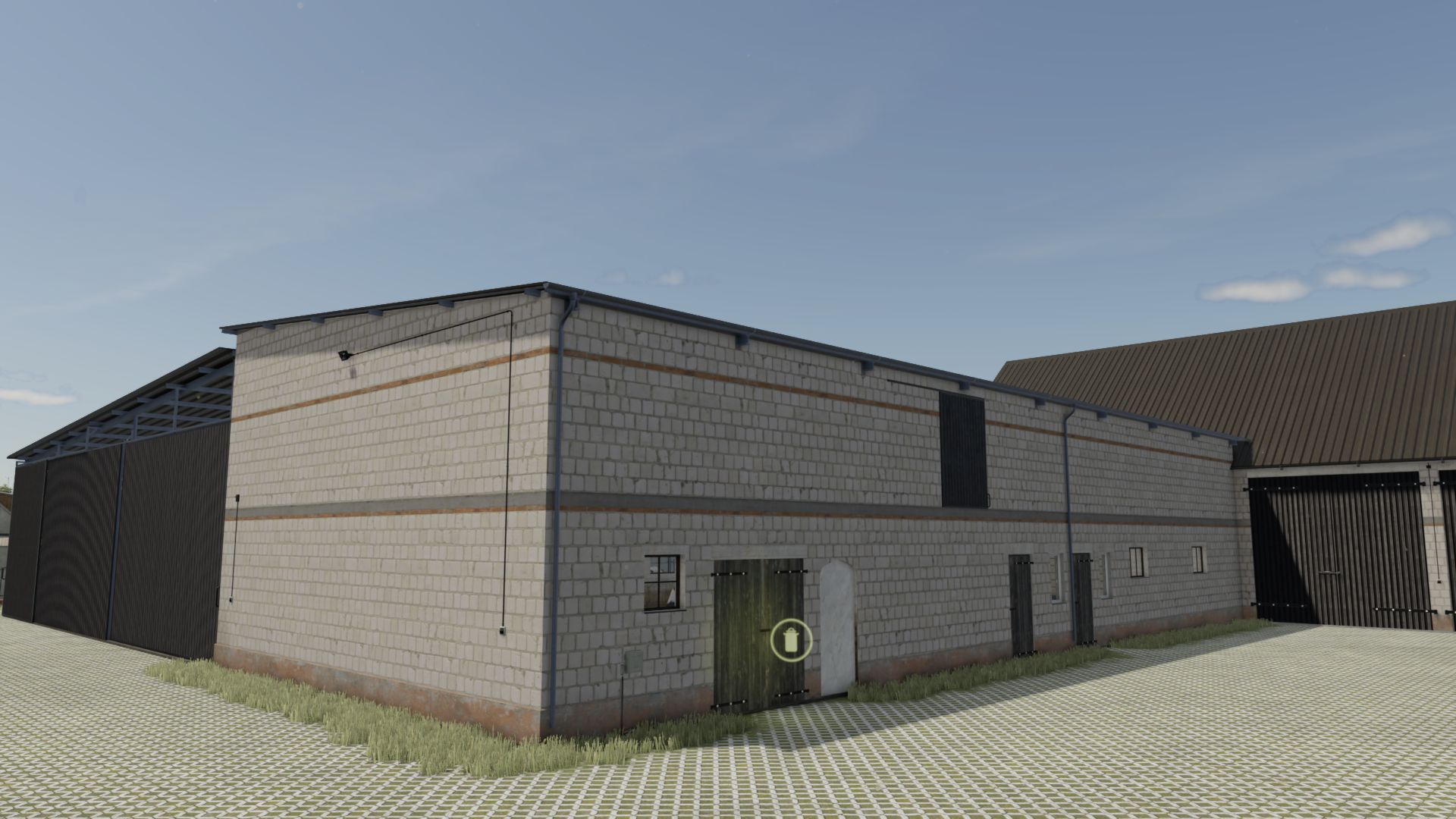 Polish Building With Cows