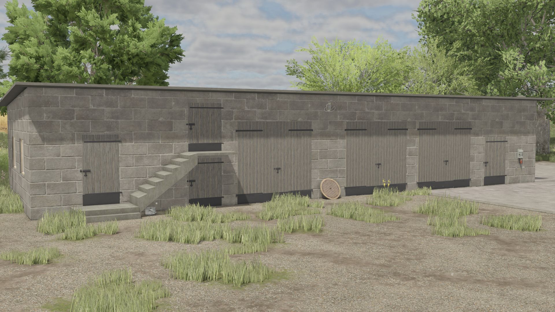 Polish Garage with an Attic