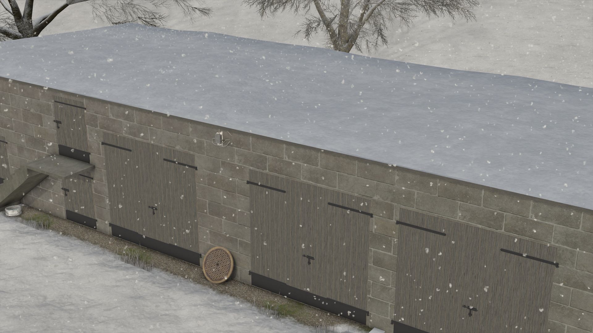 Polish Garage with an Attic