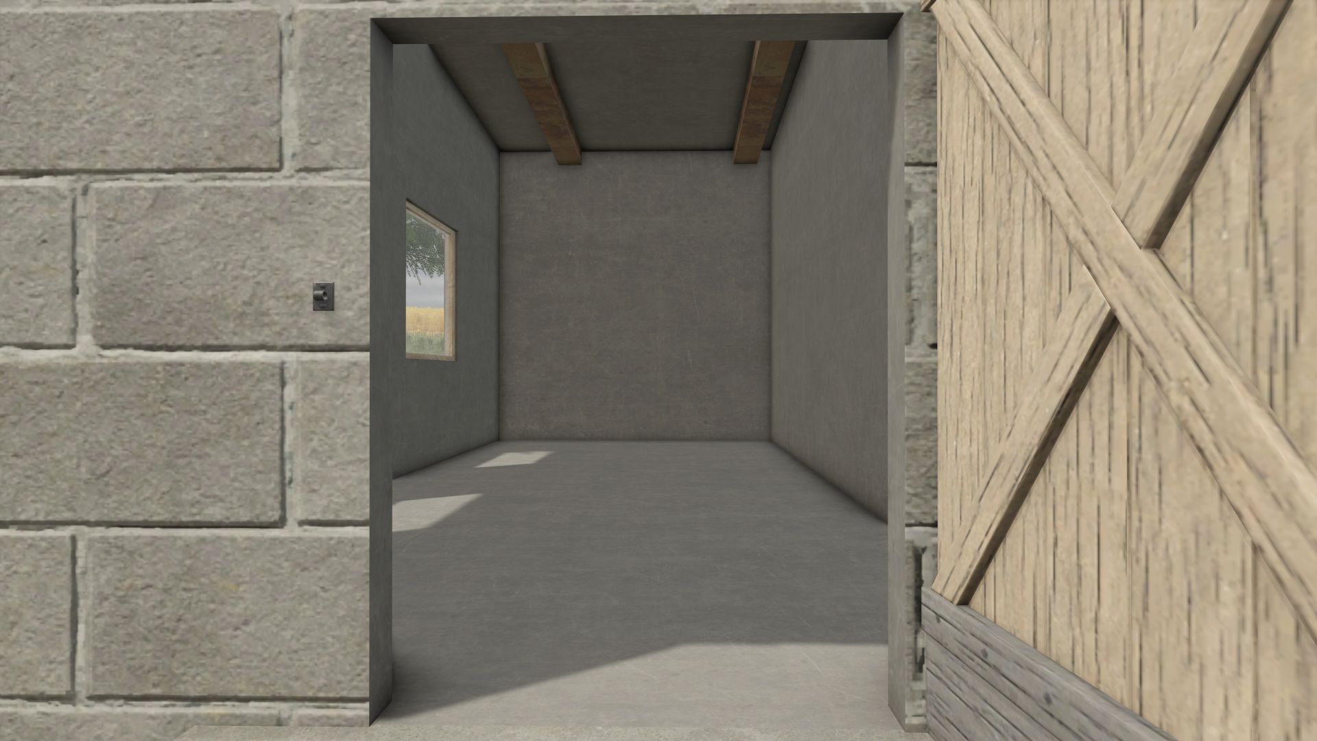 Polish Garage with an Attic