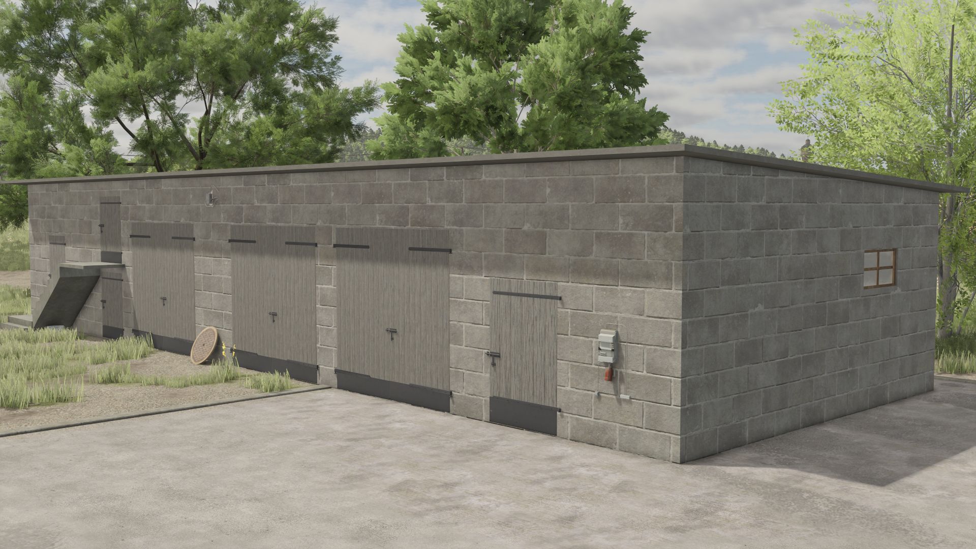 Polish Garage with an Attic