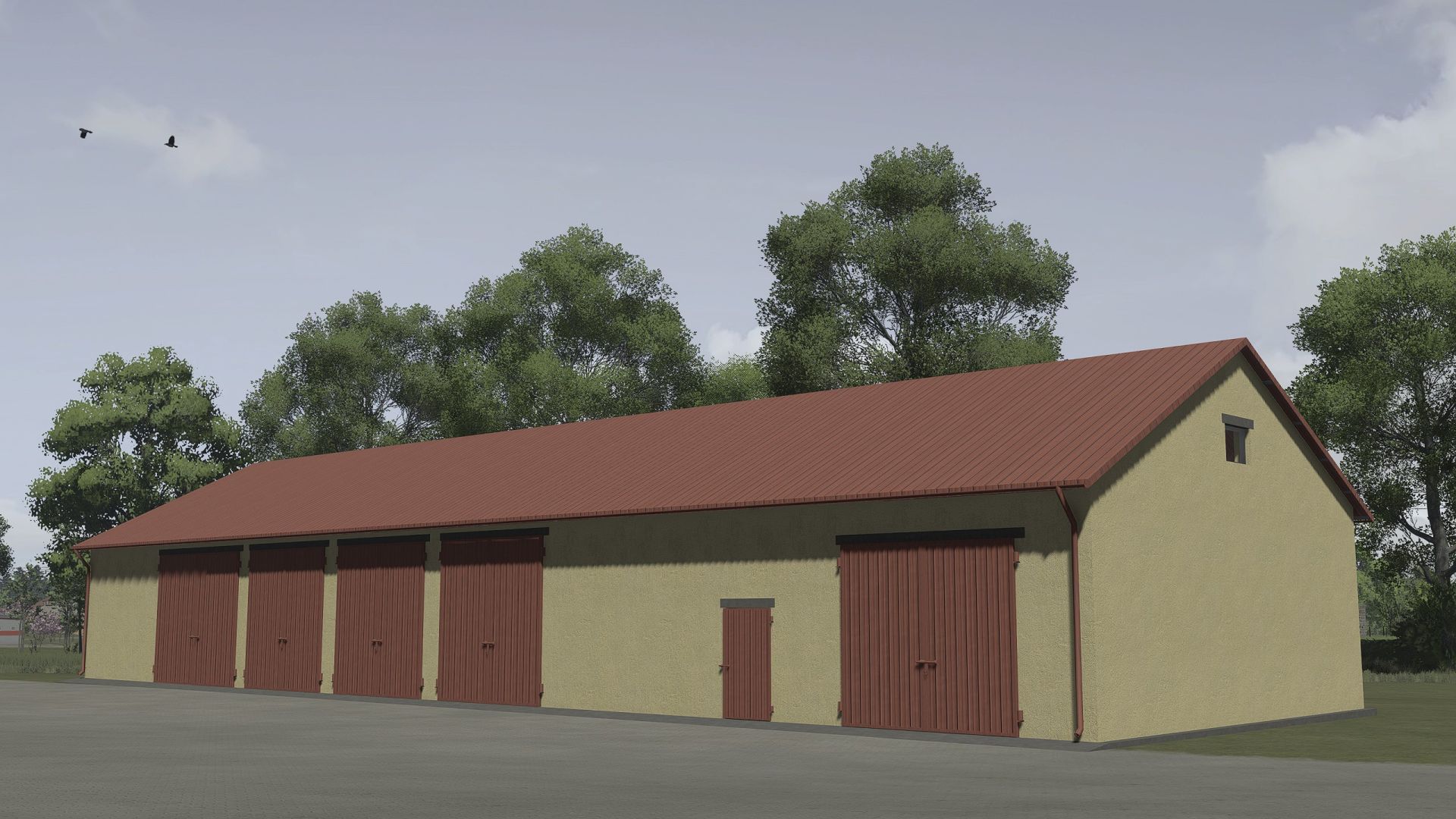 Polnische große Garage