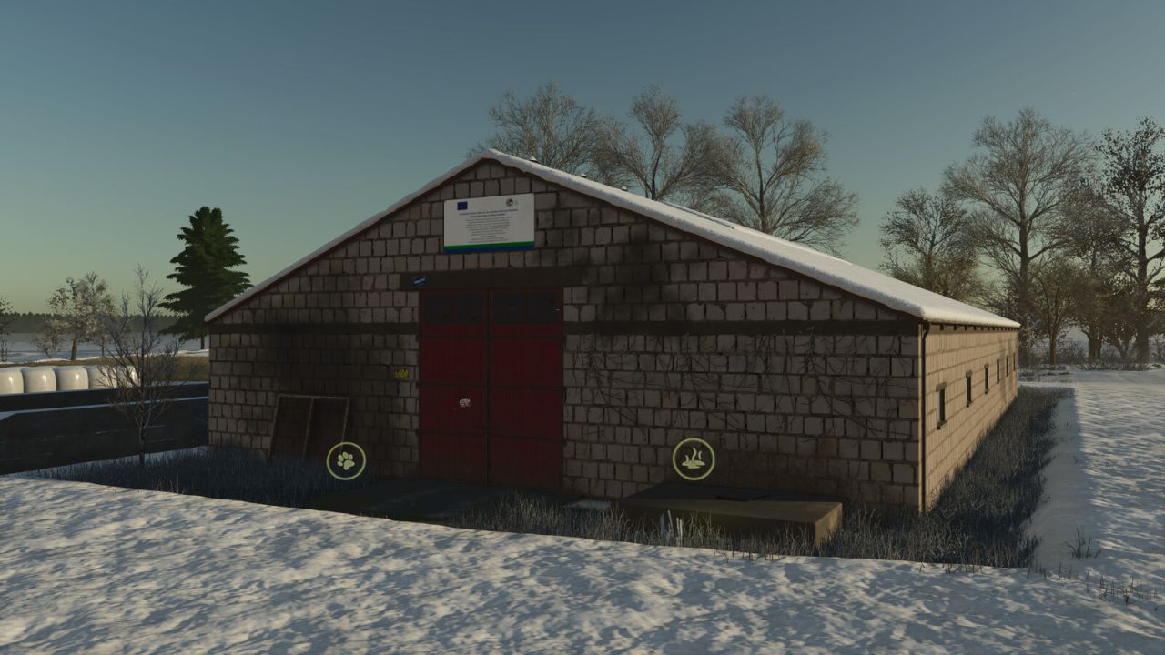 Польский современный коровник