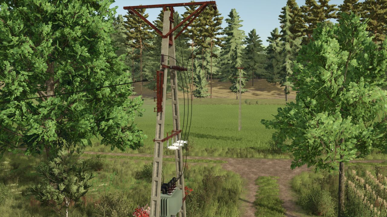 Paquete de postes de energía polacos (Prefab)