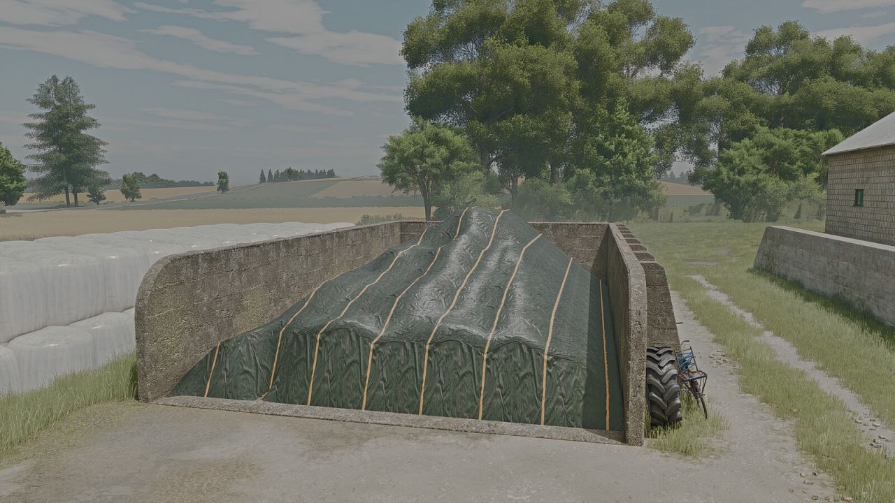 Silo de ensilado polaco