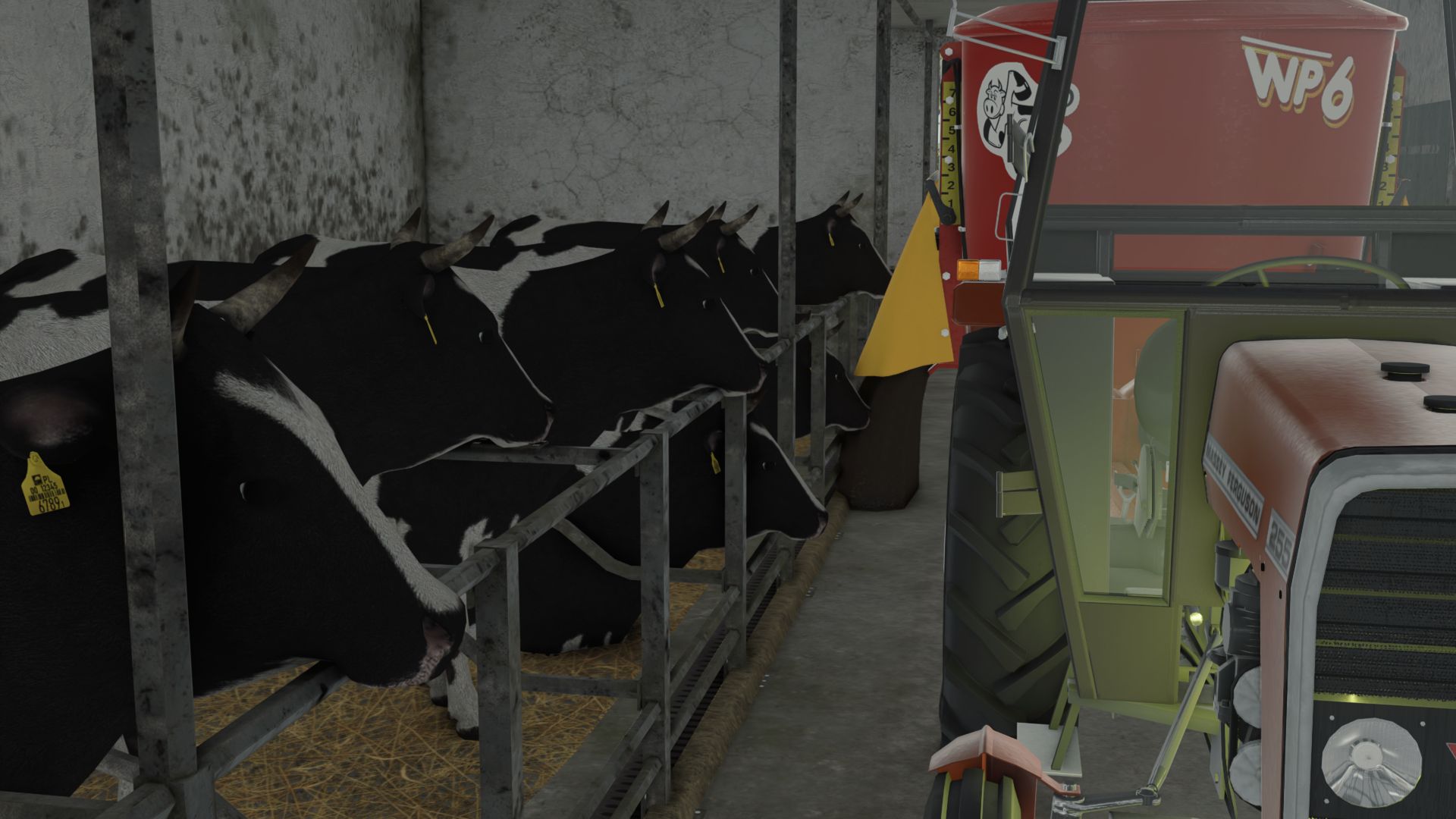Piccola fienile polacco di mucca piccola