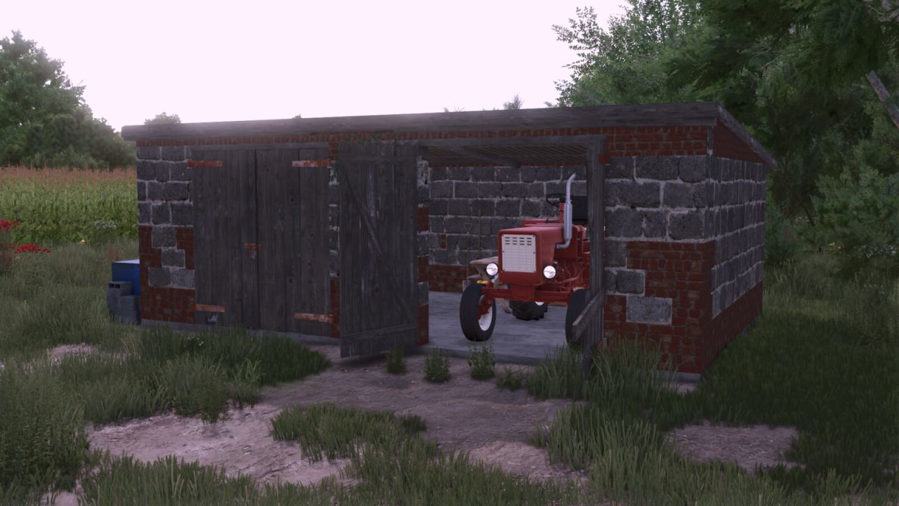 Poolse kleine garage