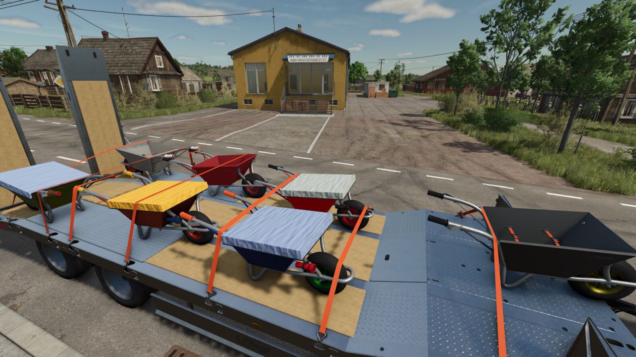 Carrinho de mão soldado polonês