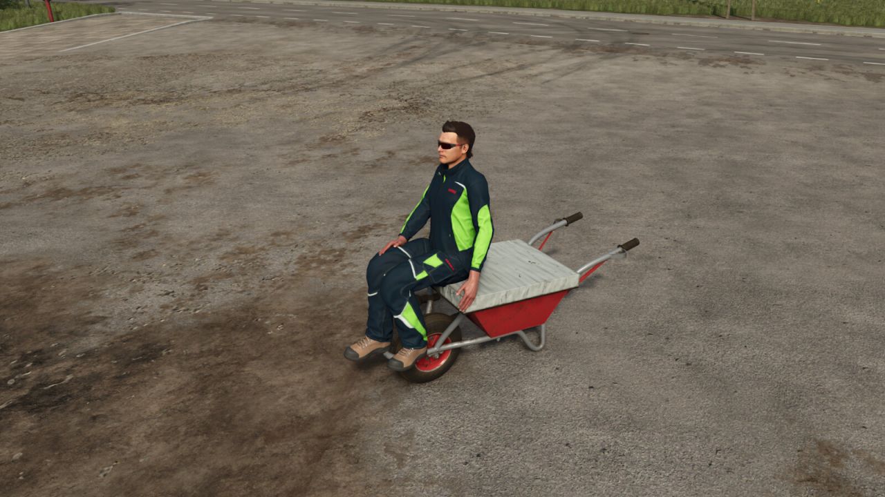 Carrinho de mão soldado polonês