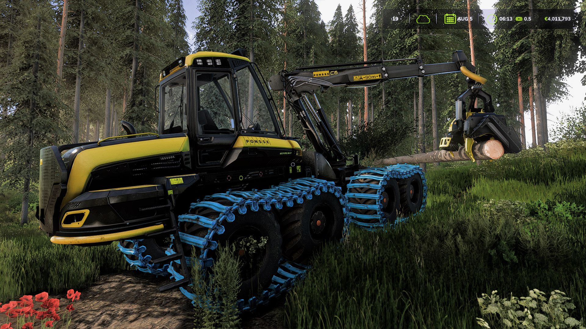 Ponsse Ergo 8w Harvester H8
