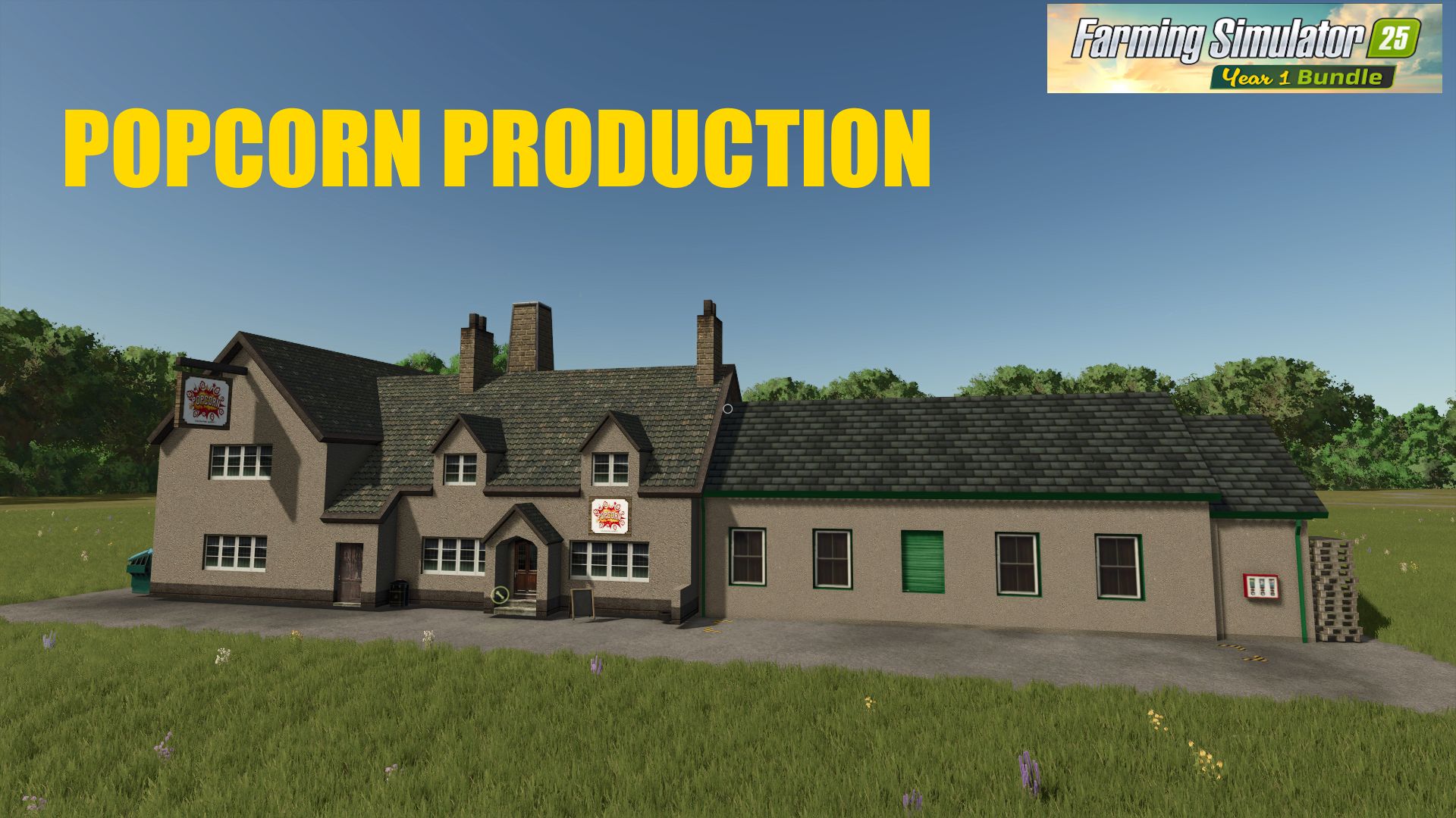Productie van popcorn