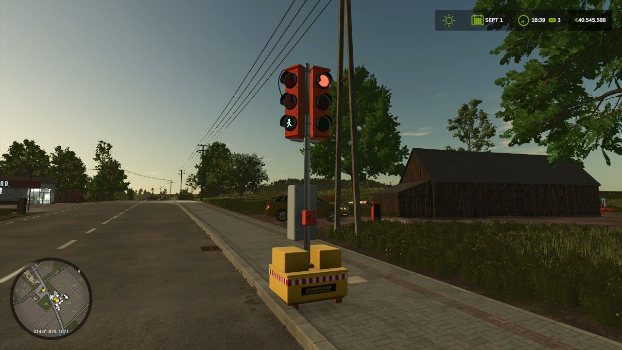 Portable replacement traffic light