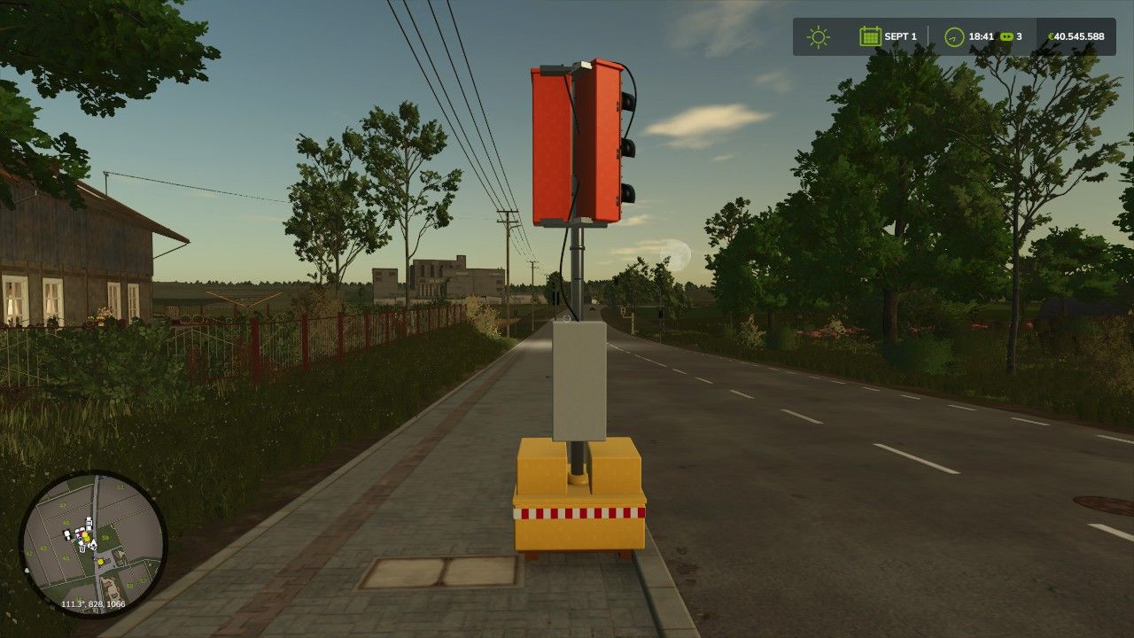 Portable replacement traffic light
