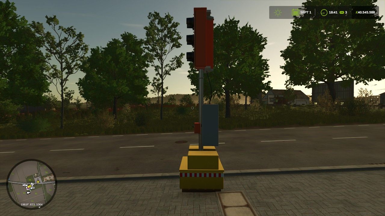 Portable replacement traffic light