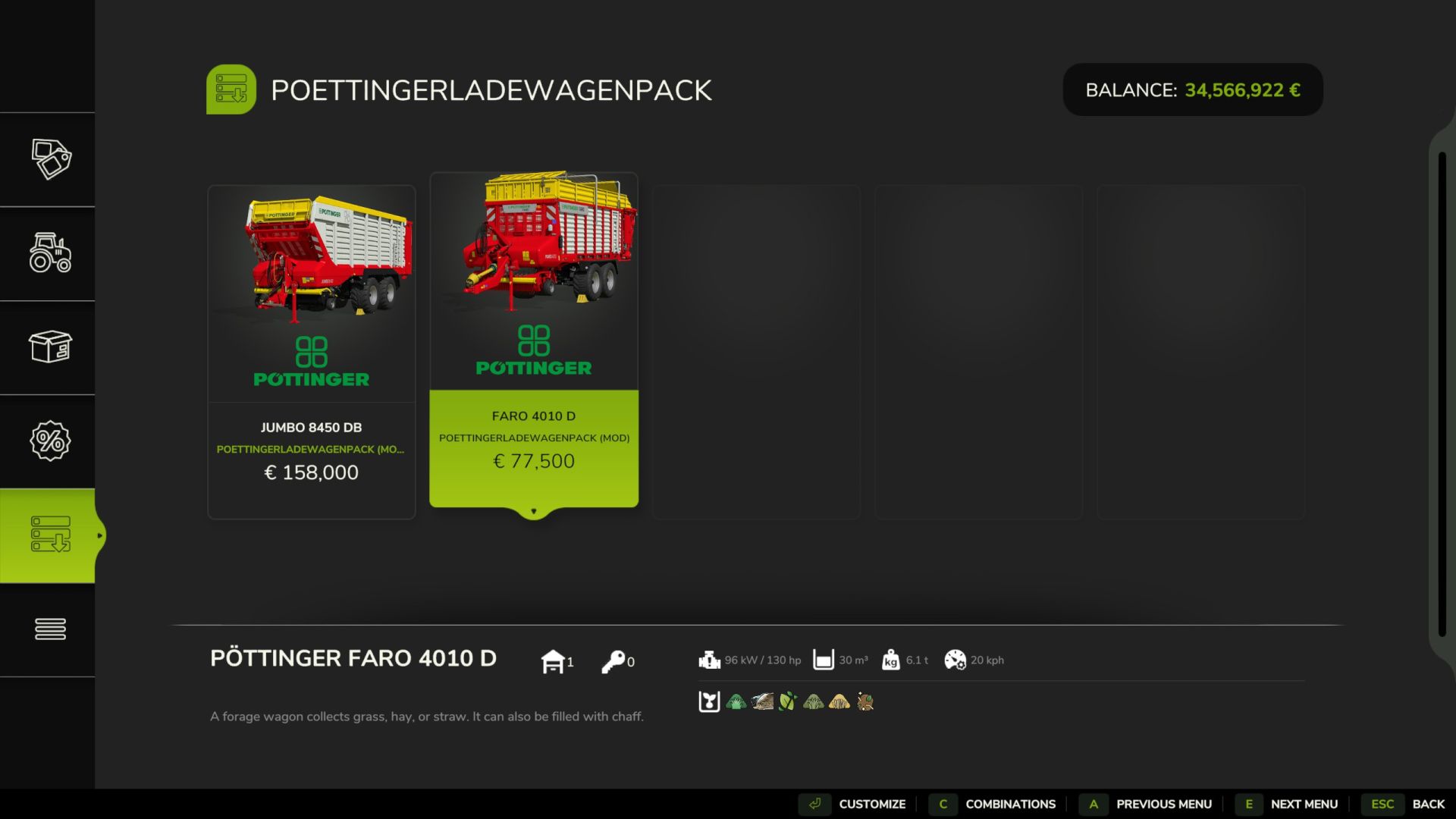 Pack autocarica Pöttinger