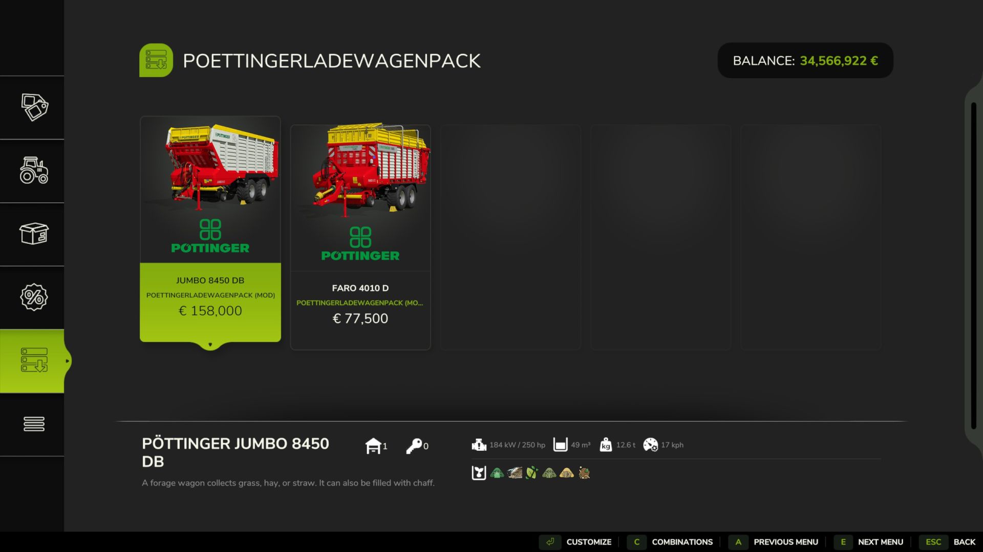Pack autocarica Pöttinger