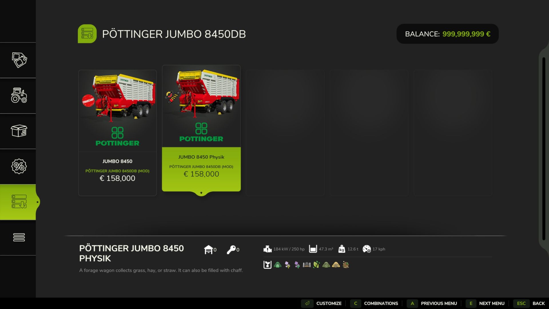 Pöttinger Jumbo 8450 DB+