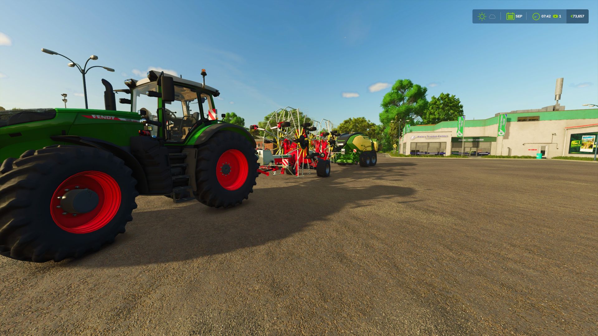 Pöttinger Top 1403 C avec fixation