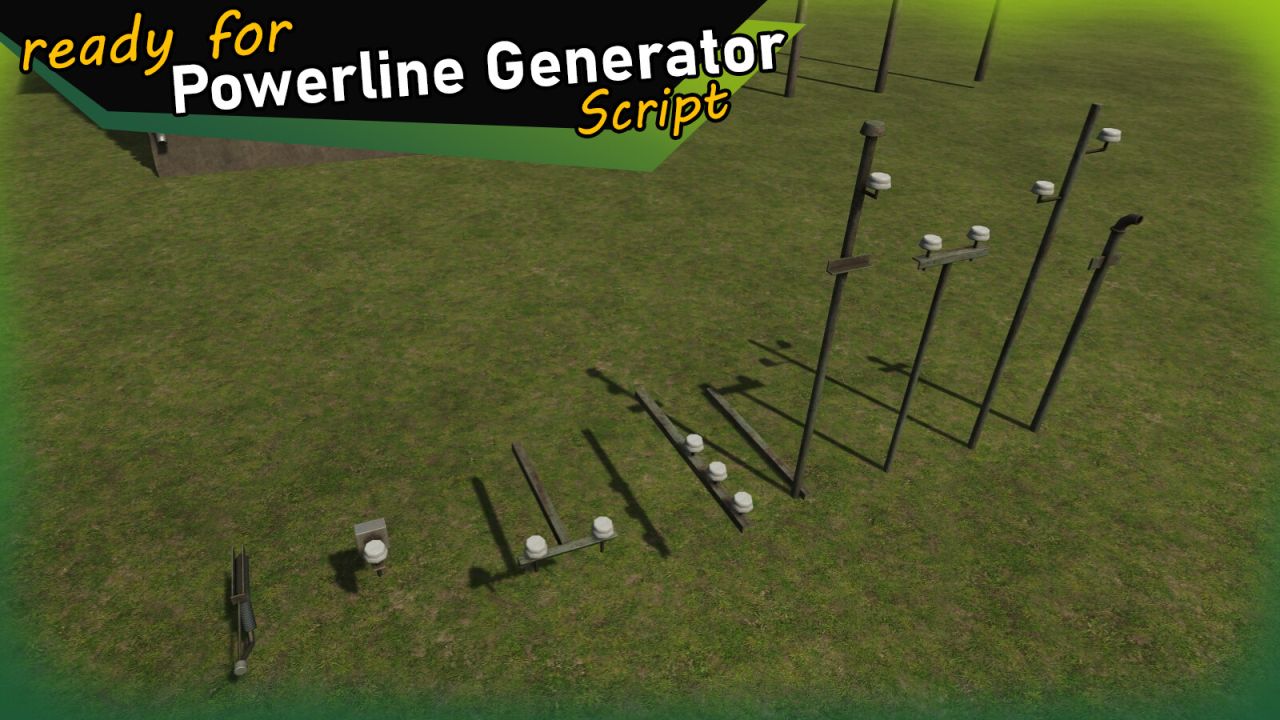 Strommast Set (Prefab)